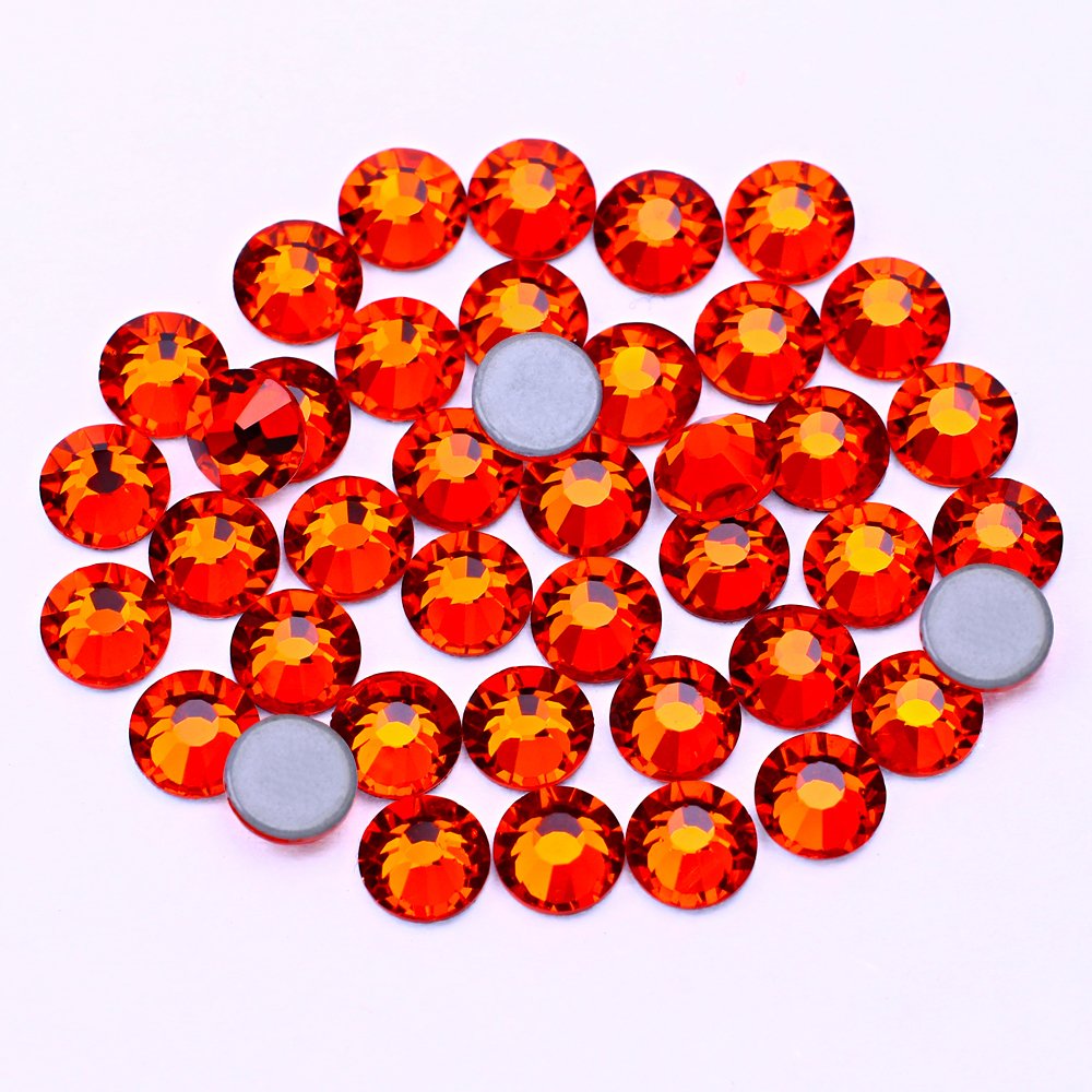 hotfix rhinestone high quality flatback hotfix glass rhinestones for dress motif decoration hyacinth color diy accessories