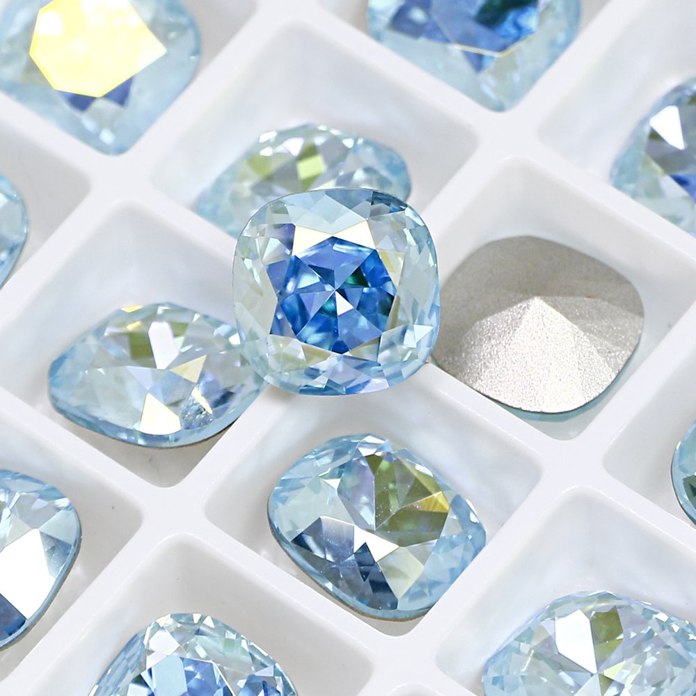 Wholesale Square glass rhinestones K9 crystal fancy stone Dongzhou lead-free crystal beads for jewelry diy accessories