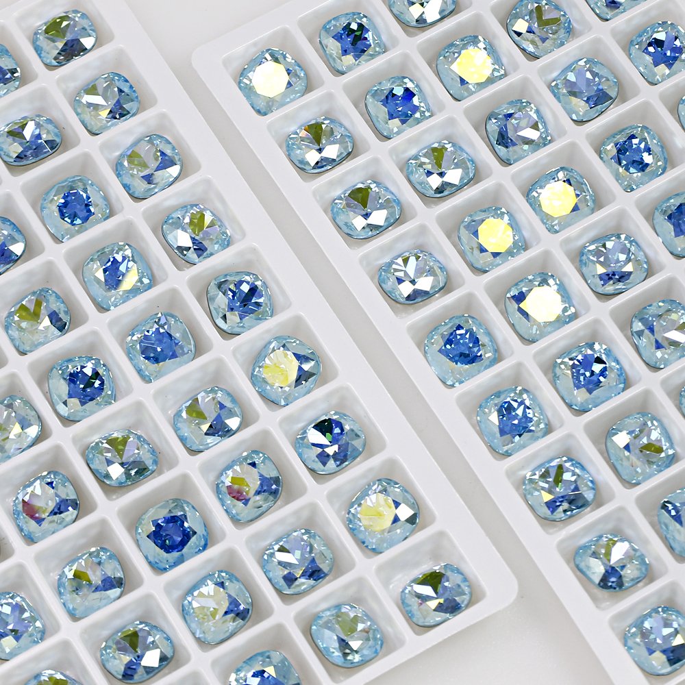 Wholesale Square glass rhinestones K9 crystal fancy stone Dongzhou lead-free crystal beads for jewelry diy accessories