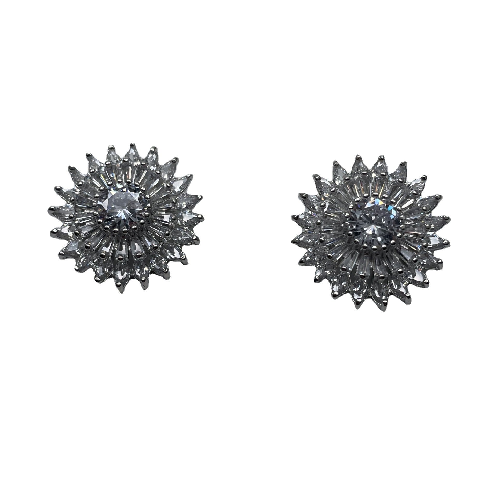 Fashion Decorative Wedding Bridal Bouquet Flower Zircon Sewing Button With Pearl Rhinestone Covered For Garment Accessories