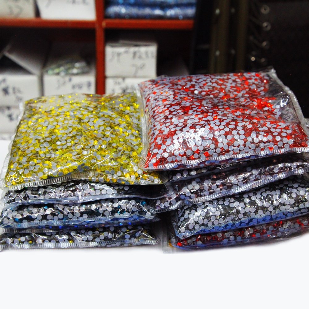 ss10 ss16 ss20 ss30 bulk rhinestones bling Glass Stones Flat back hot fix Rhinestone for nails DIY Bikini