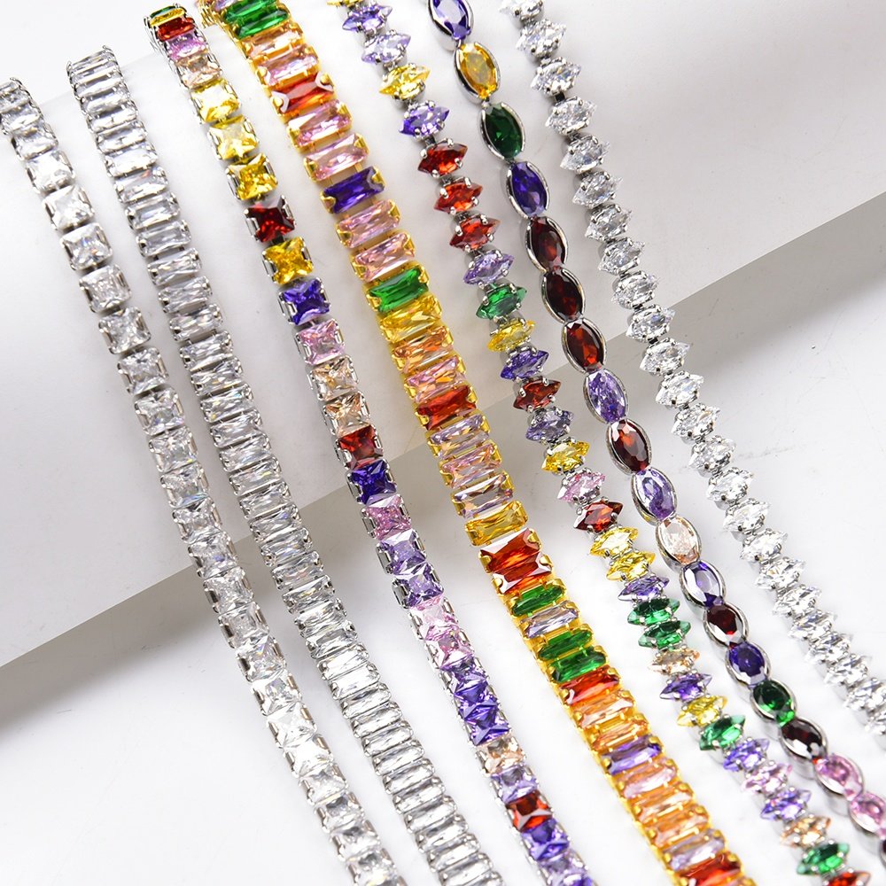 Dazzling Rhinestone Crystal Trim Dense Zircon Diamond Cup Chain for Nail Art Clothes DIY Jewelry Necklace Bracelet Accessories