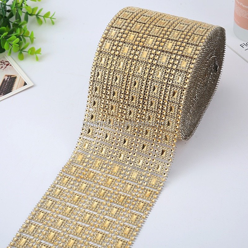 10 yards roll Bling Rhinestone Decorative High Heal Shoes Diamond Cup Chain DIY Wedding Dress Neckline Accessories