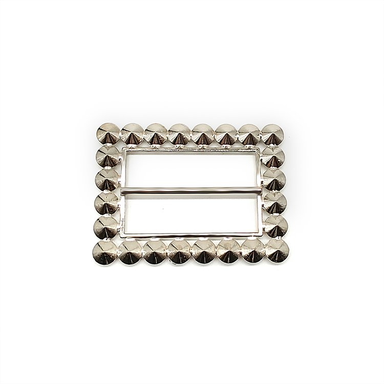 China Factory Wholesale High Quality Decorative Meal Diamond Belt Buckles Custom Logo Rhinestone Pearl Square Buckle For Handbag