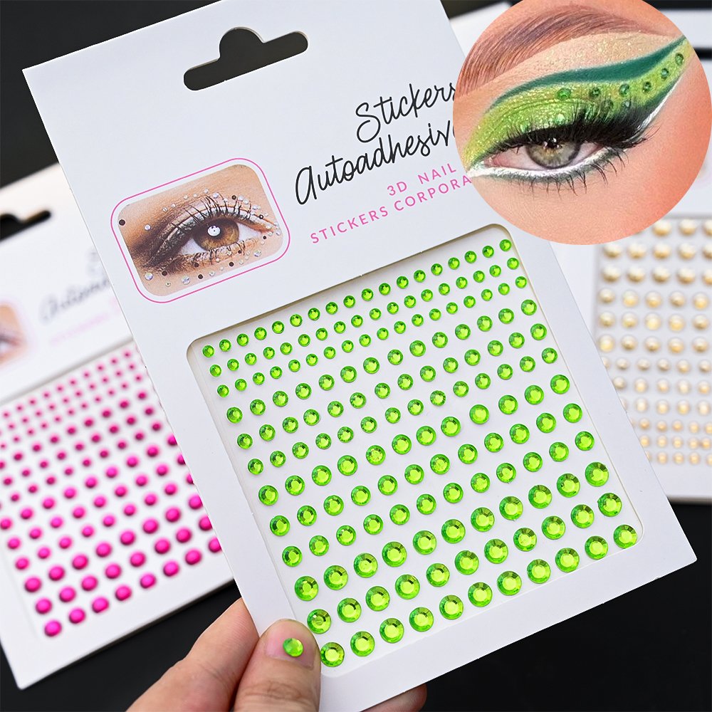Music Festival Party Face Jewelry Decoration Rhinestone Crystal Kids Adult DIY Diamond Stickers Eye Makeup Self-adhesive Nail