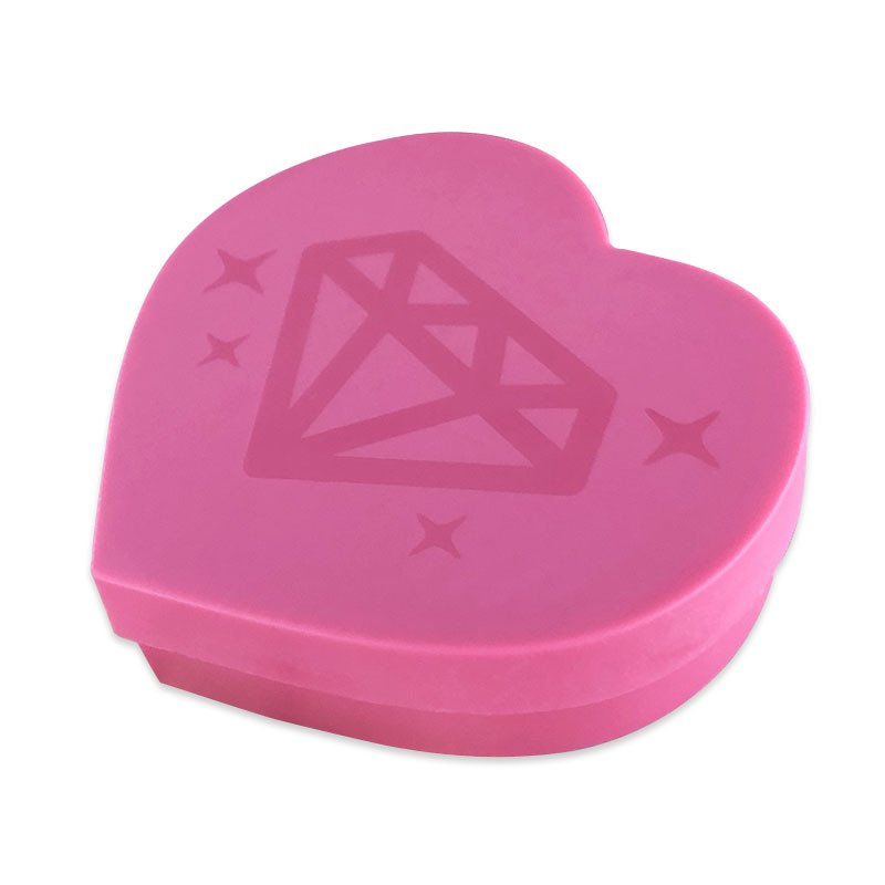 Heart Shape Rhinestone Diamond Tray Diamond Panting Pick Up Plate Trays 3 Color Hearts Shaped Stone Tool Plates