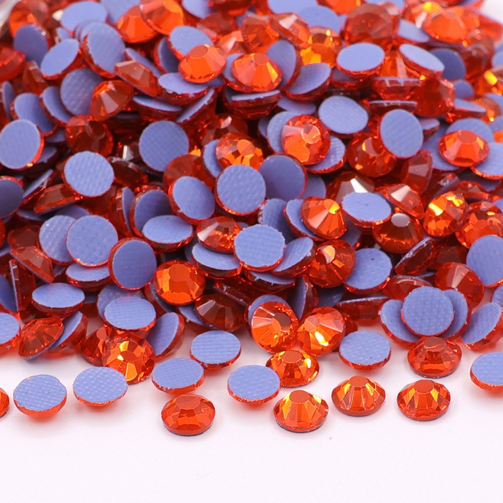 Hotfix rhinestones bulk hot-fix wholesale ss10 round light rose hot fix rhinestones crystal ab