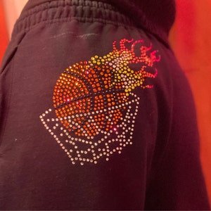 Hotfix Strass Sports Motif Heat Press Crystal Designs Custom Rhinestone Template Transfers Iron On Basketball Bling Patches