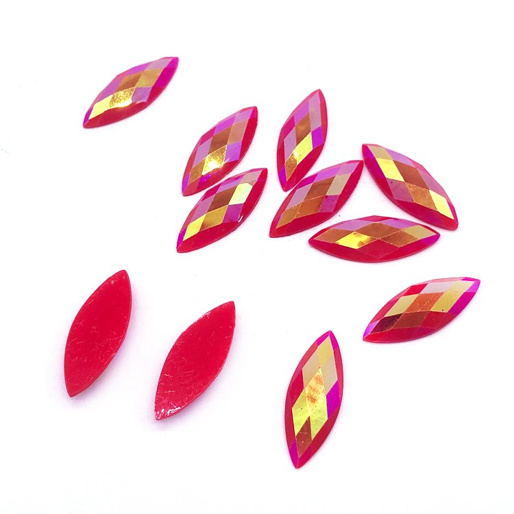 Carnival Costume Craft Accessories Resin Stone Glue-On Gem Rhinestone Diamond for Wire Frame Crafting Loose Rhinestones for Bags