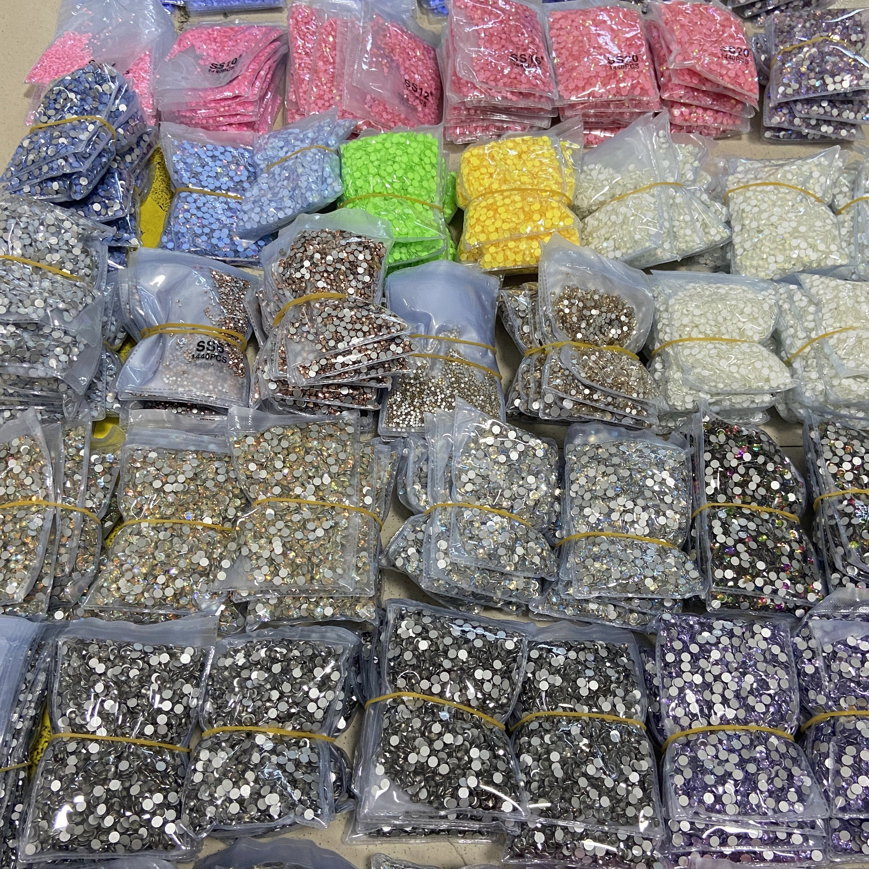Whatstone SS3-SS50 Flat Back Non Hotfix Nail Art Crystal Glass Rhinestone