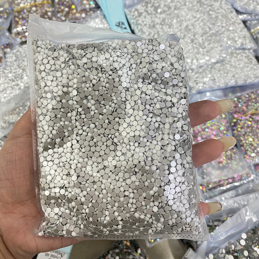 Whatstone SS3-SS50 Flat Back Non Hotfix Nail Art Crystal Glass Rhinestone