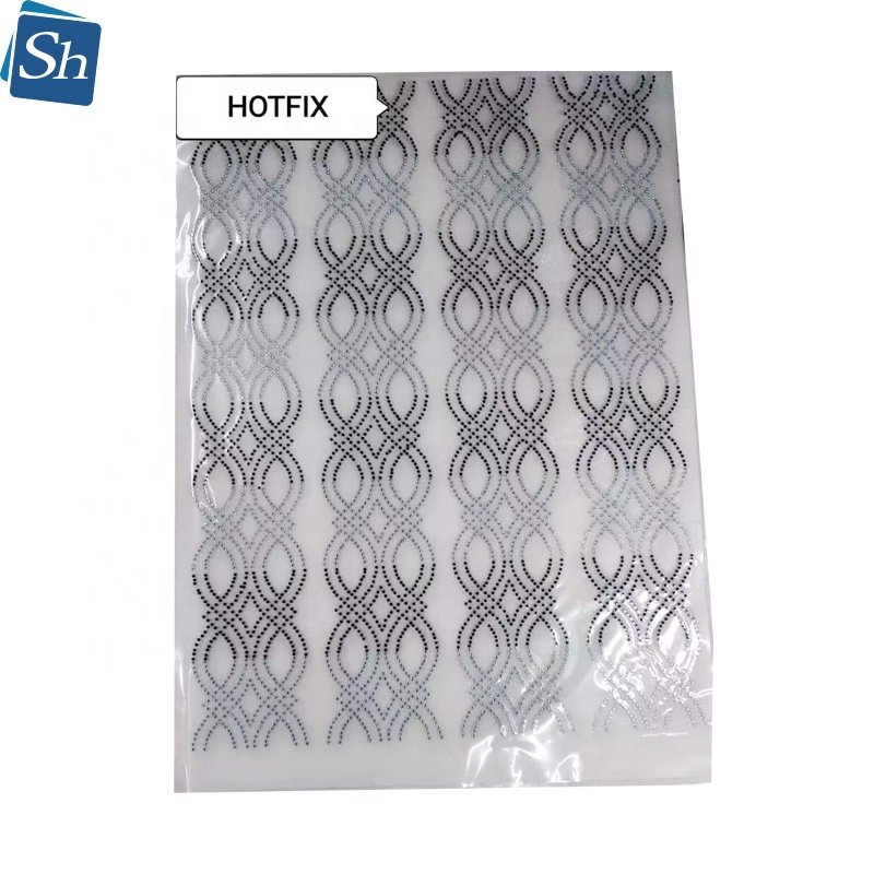 Beautiful Top Selling Custom Rhinestone Transfer Designs Motif Iron On Rhinestone Transfers Motif Designs For Clothes
