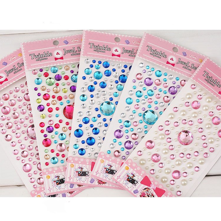 Twinkle rhinestone stickers crystal sticker for kids