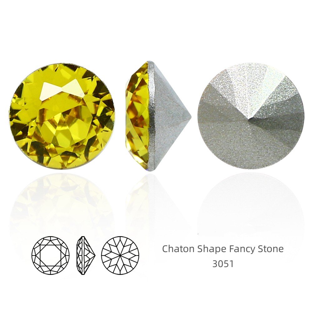 Crystal fancy stone Pointback round shape K9 crystal wholesale rhinestone Loose crystal Beads For jewelry nails accessories