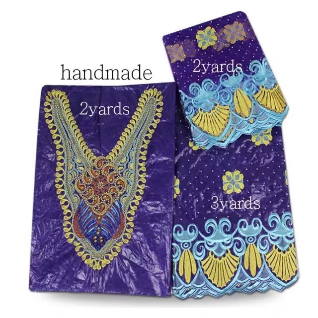 Damask Bazin Riche Fabric Guinea Brocade Shadda with Perfume Senegal Garment Fabric Lace Embroidery Fabric Sustainable