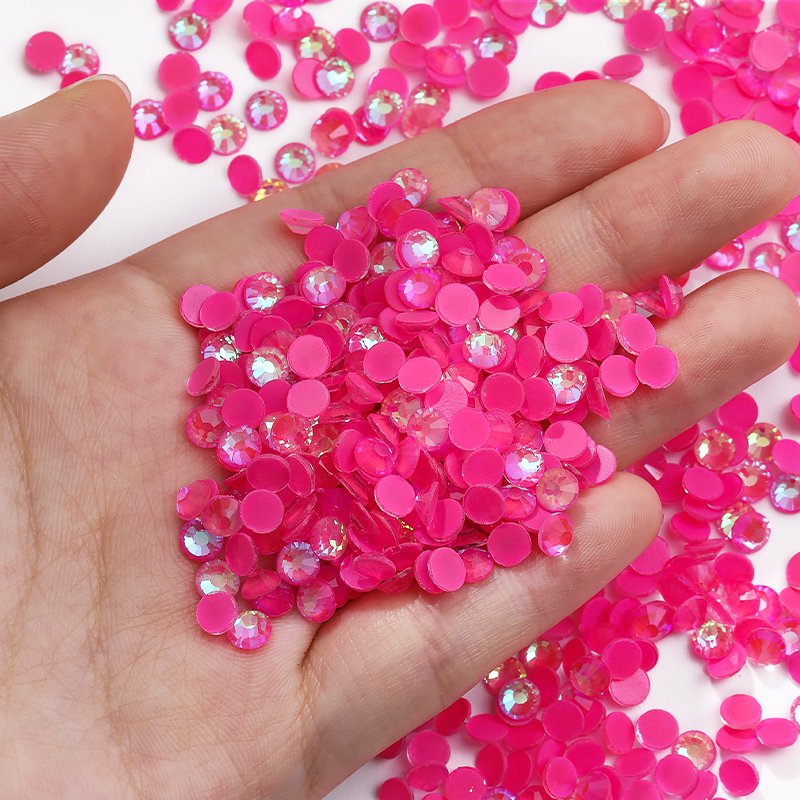 XC New Arrivals 1440pcs ss3-ss60 Bulk Glue on Rhinestones Wholesale Non Hotfix Flat Back Glass Crystal Bling Stones Accessories