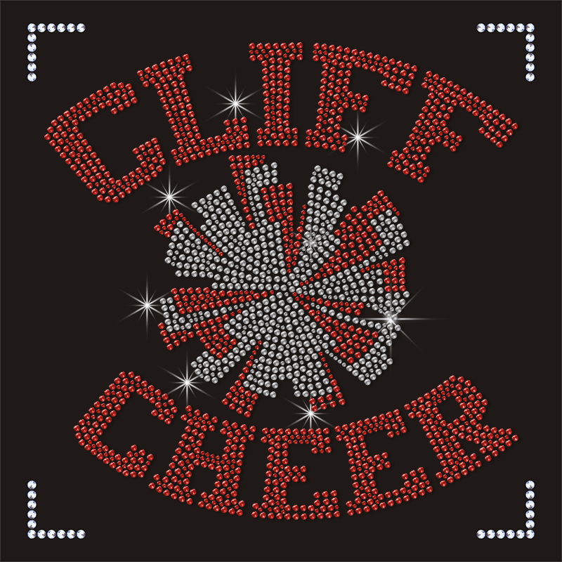 High Quality Buffalo and Allstar Cheer Rhinestone Transfers Motif and Dallas Cowboys Patches Colorful Rhinestones