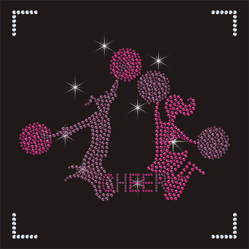 High Quality Buffalo and Allstar Cheer Rhinestone Transfers Motif and Dallas Cowboys Patches Colorful Rhinestones