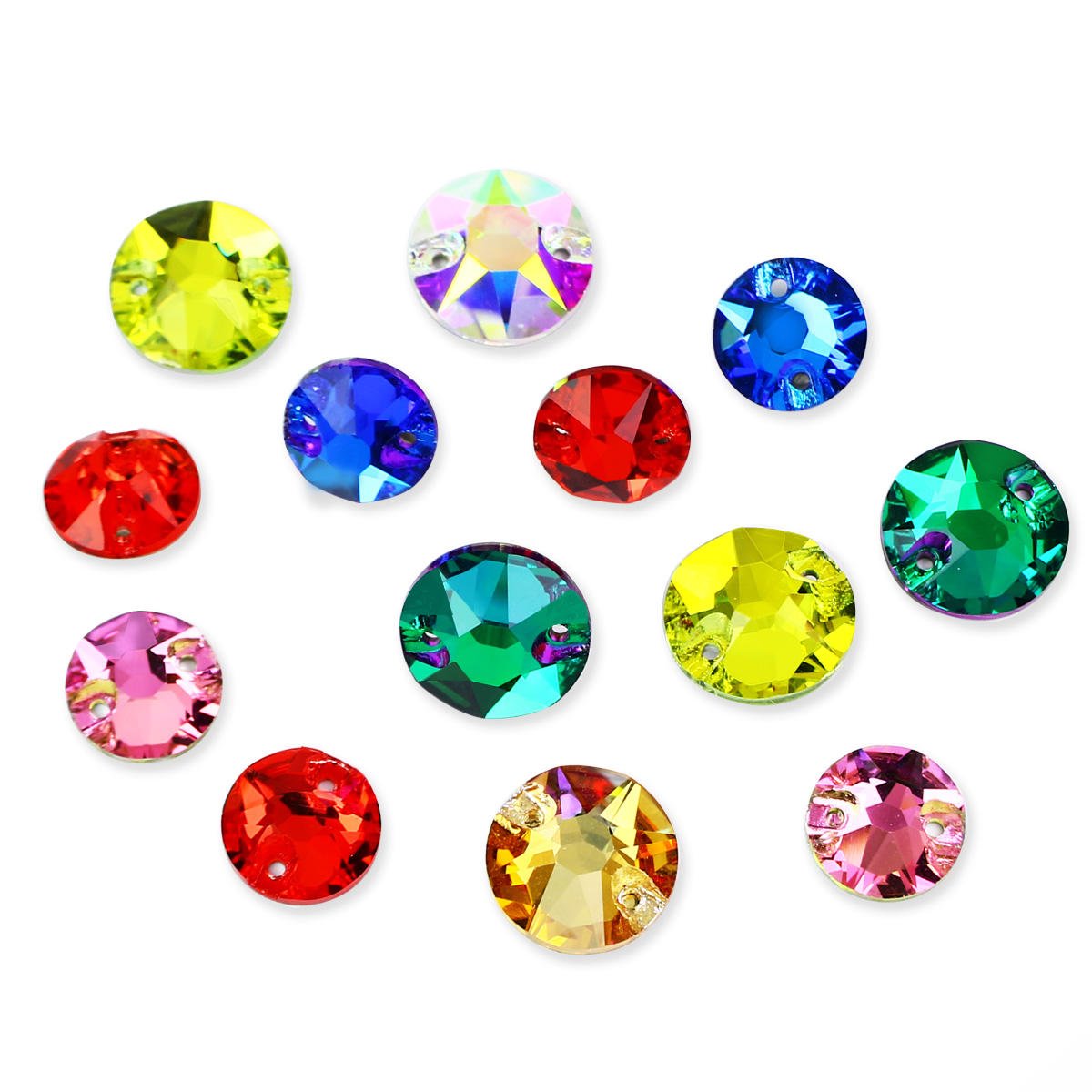 High quality Flatback glass rhinestones Sew on crystal wholesale lead-free crystal beads For garment shoe diy sewing accessories