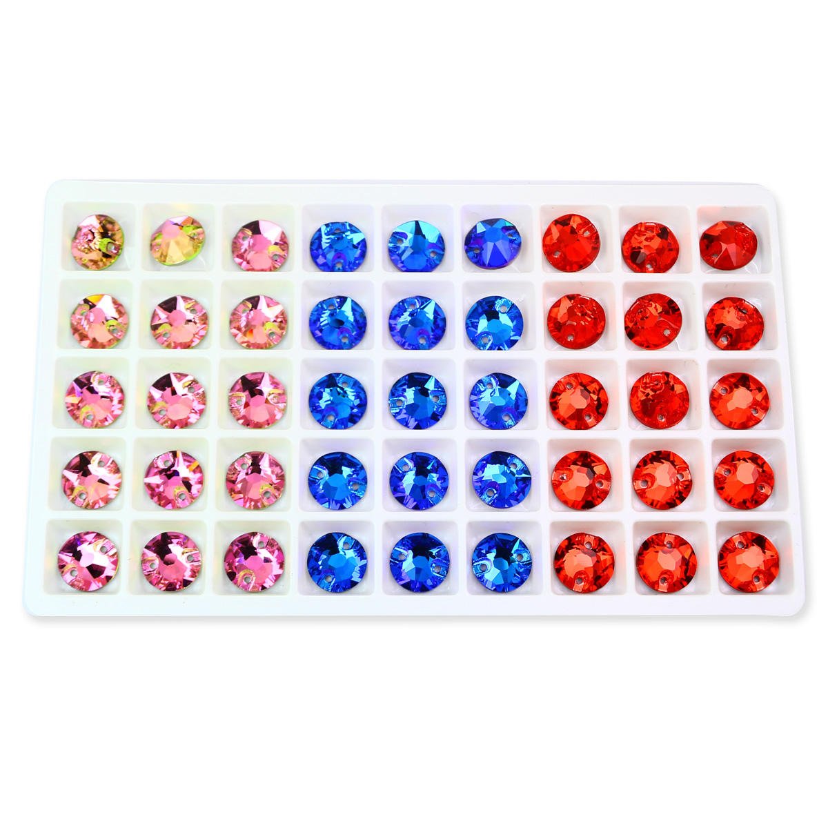 High quality Flatback glass rhinestones Sew on crystal wholesale lead-free crystal beads For garment shoe diy sewing accessories