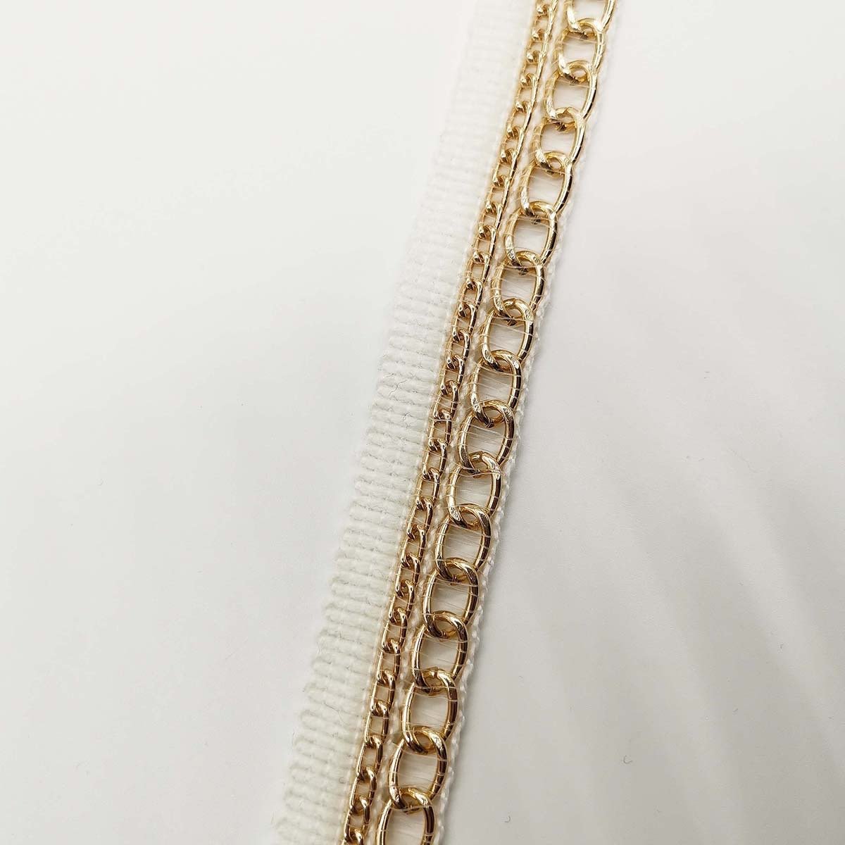 Fancy gold Metal chain lace black trims claw rhinestone beaded for Hat headdress bags DIY clothing accessories