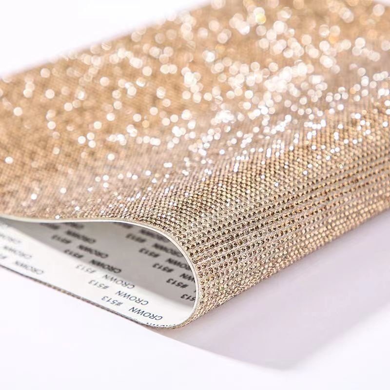 Fast shipping hot drill back glue underwear dress headband shoe accessories hot fix rhinestone row