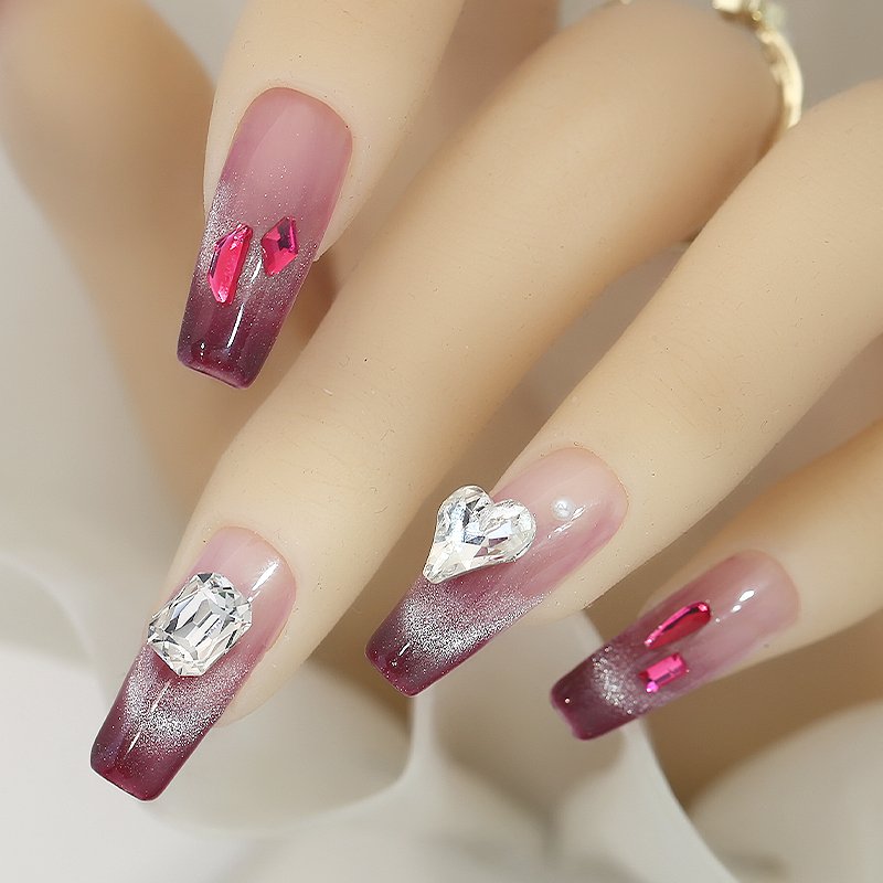 Glitter Shimmer Clear Nail Rhinestones Luxury Crystal Sharp Bottom Diamond For 3d Nails Art Charms