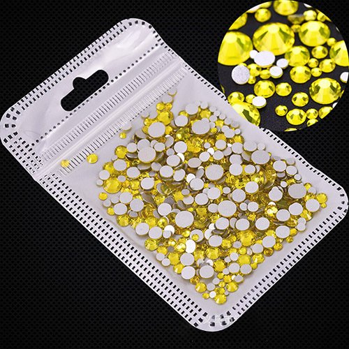 Factory Direct Sale mixed size ss3-ss20 Olivine Strass crystal Glass flatback rhinestones non hotfix For Nail Art DIY Design