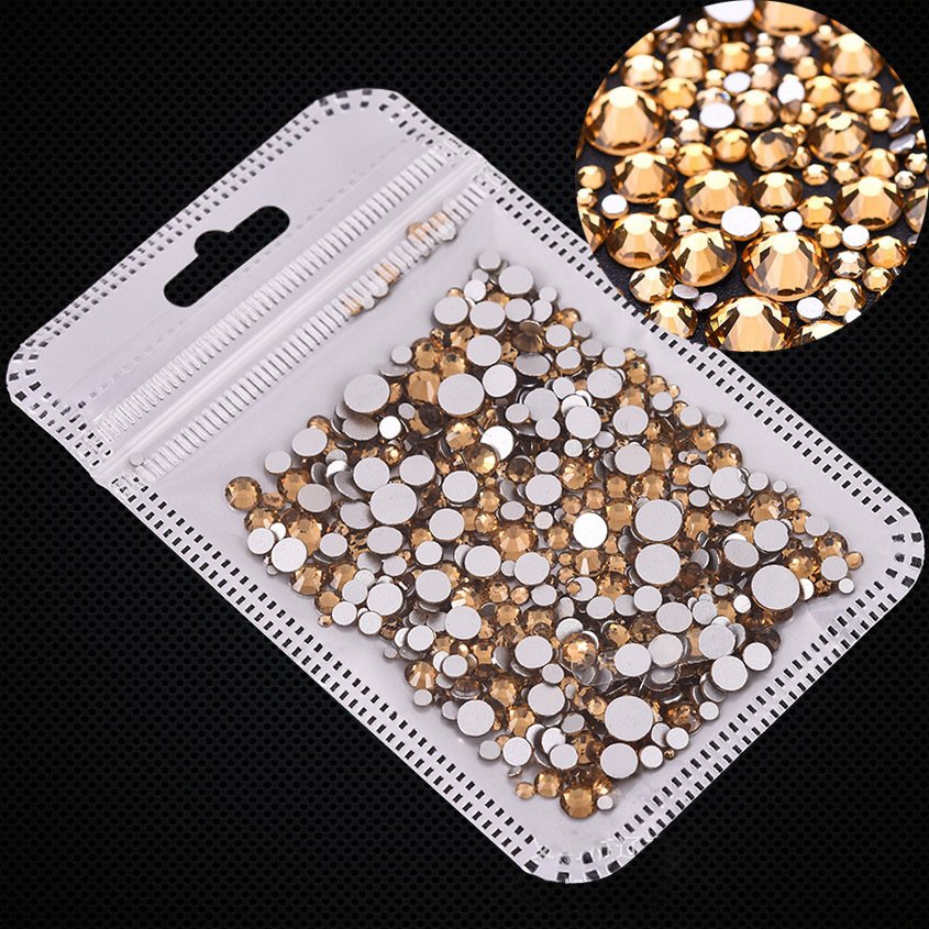 Factory Direct Sale mixed size ss3-ss20 Olivine Strass crystal Glass flatback rhinestones non hotfix For Nail Art DIY Design