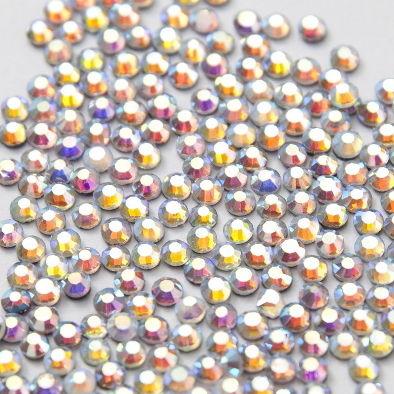 Wholesale Mc Glass Flatback Rhinestone Iron On Strass Hot Fix Rhinestone Siam Accessories For Bags