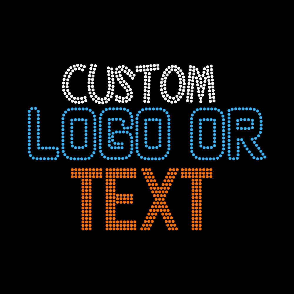 Custom Women Rhinestone Transfer Hotfix Rhinestone Motif Bling T shirts