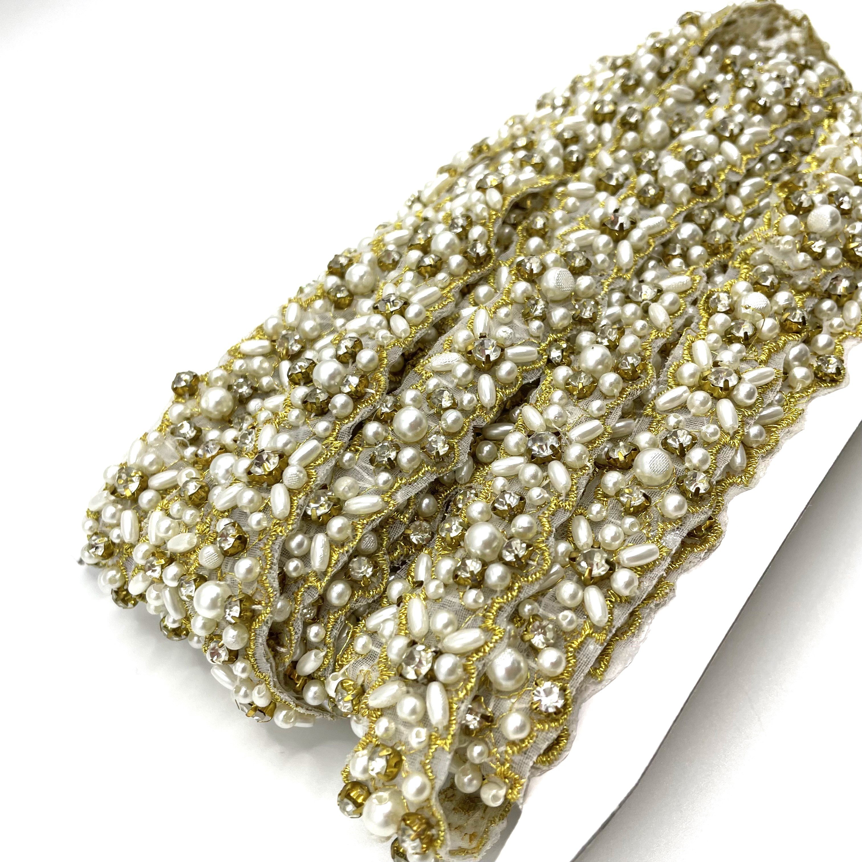 New Design white Clear fancy handmade wholesale crystal rhinestone chain trimming