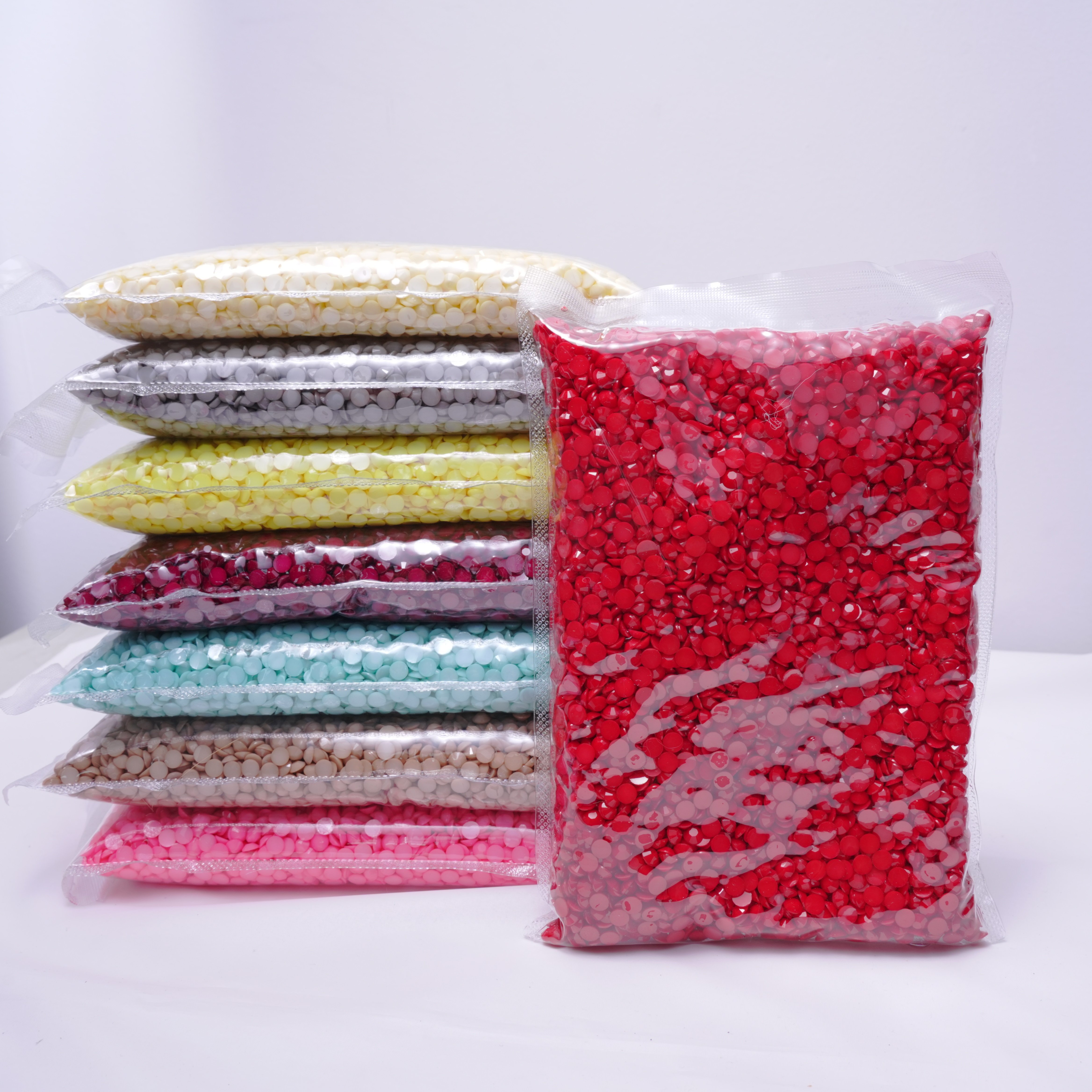 High Quality Flatback 2-6mm Jelly Resin Rhinestones Transparent With Clothes Nail Art Decorations