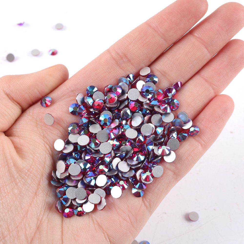 Non Hotfix Rhinestone Crystal AB SS3 SS30 Flat Back NailArt Rhinestones Premium Quality Strass Nail Glitters Garment Stone