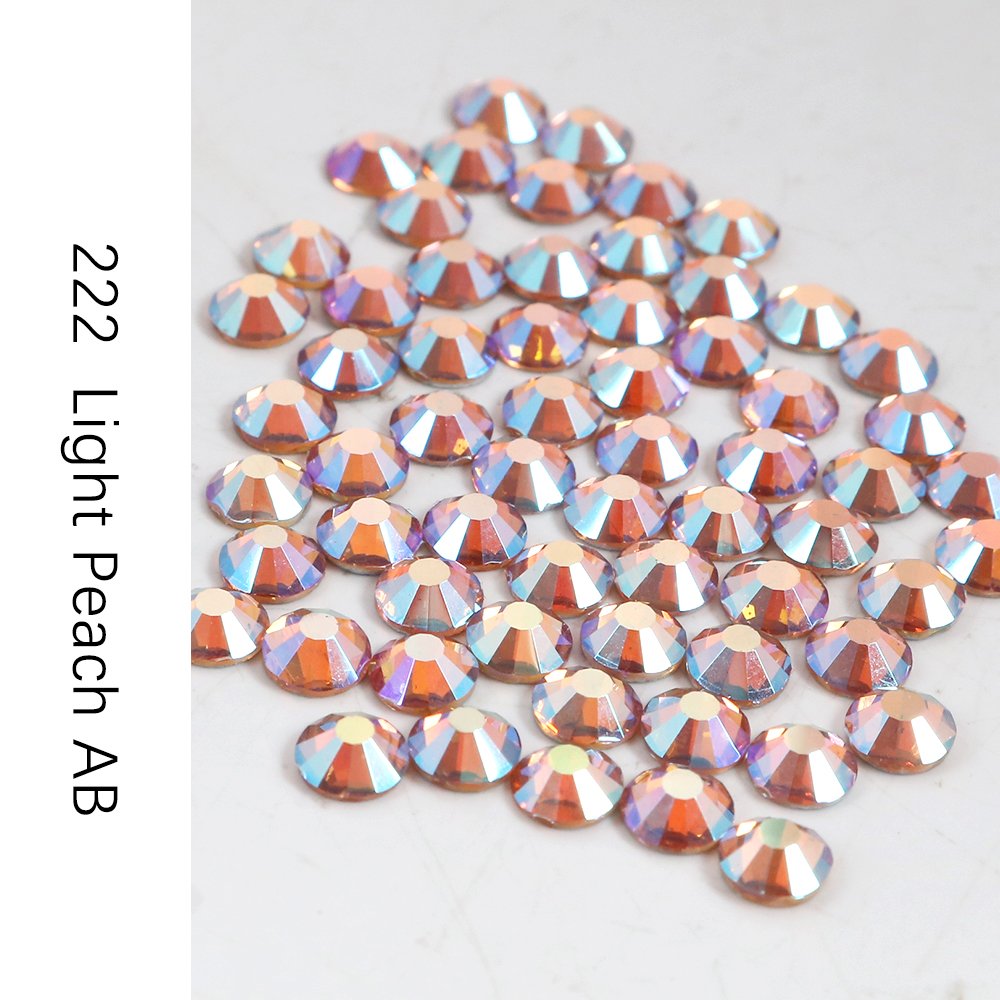 Non Hotfix Rhinestone Crystal AB SS3 SS30 Flat Back NailArt Rhinestones Premium Quality Strass Nail Glitters Garment Stone