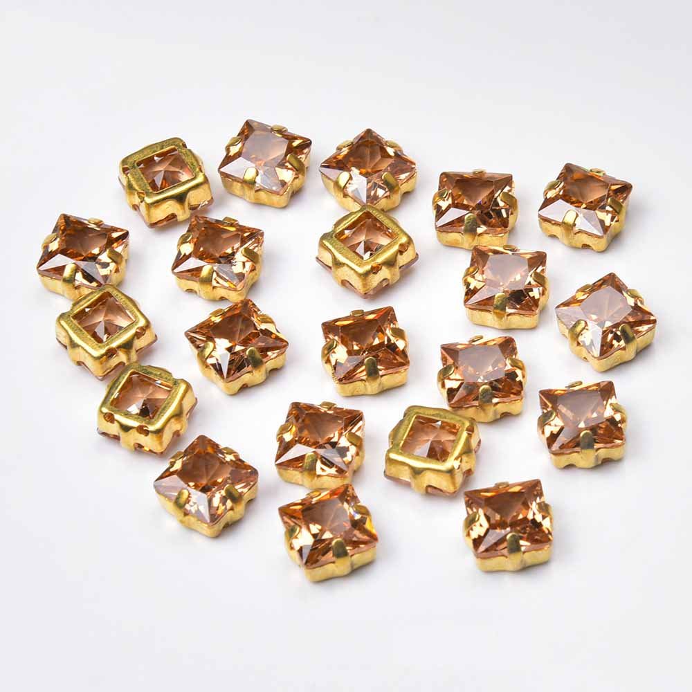 JFS021 Shoes Accessories Handmade Crystal Rhinestone Buckles For Croc Breathable Shoes Decoration Gift