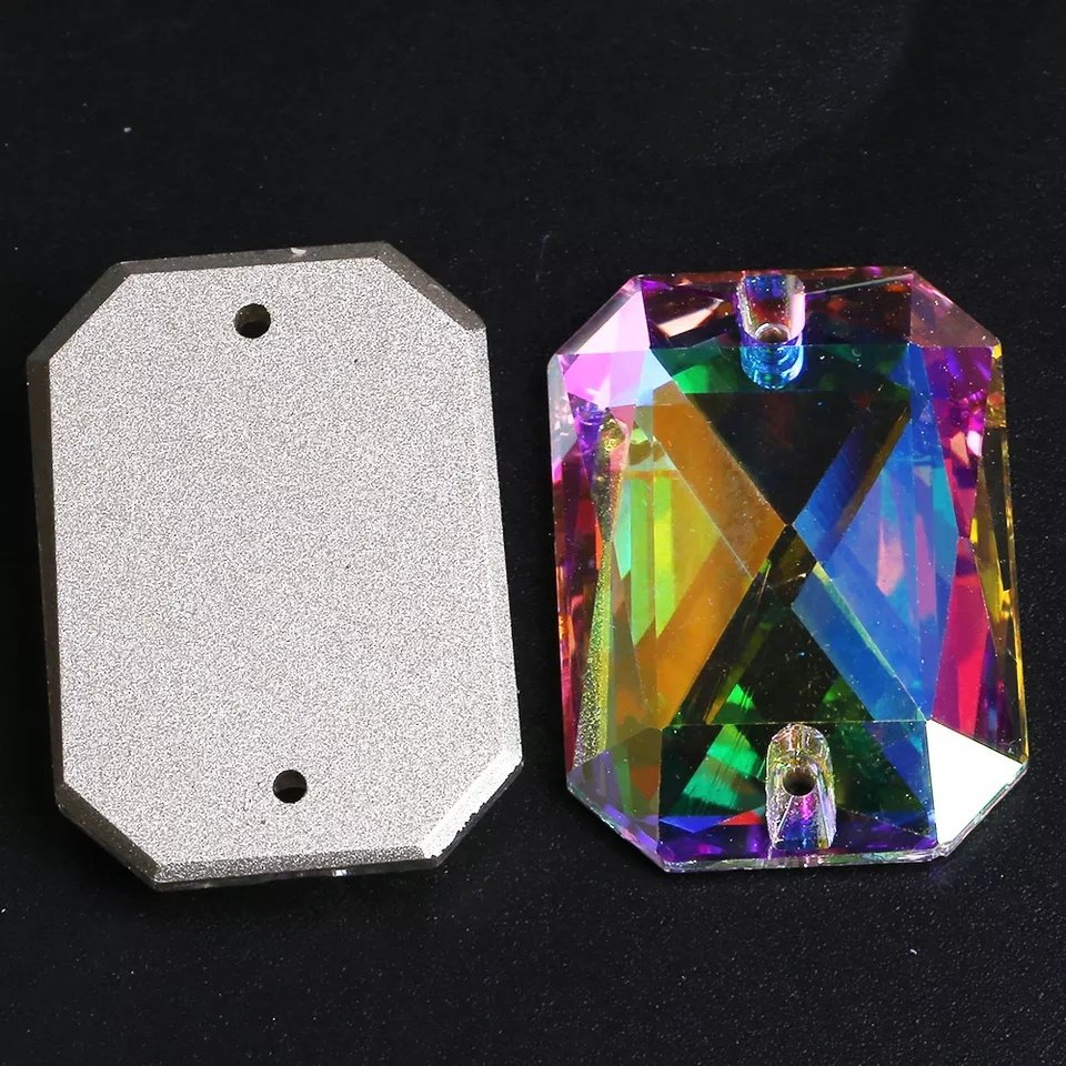 Wholesale Rectangle Rhinestone Sew On Austrian Rhinestone