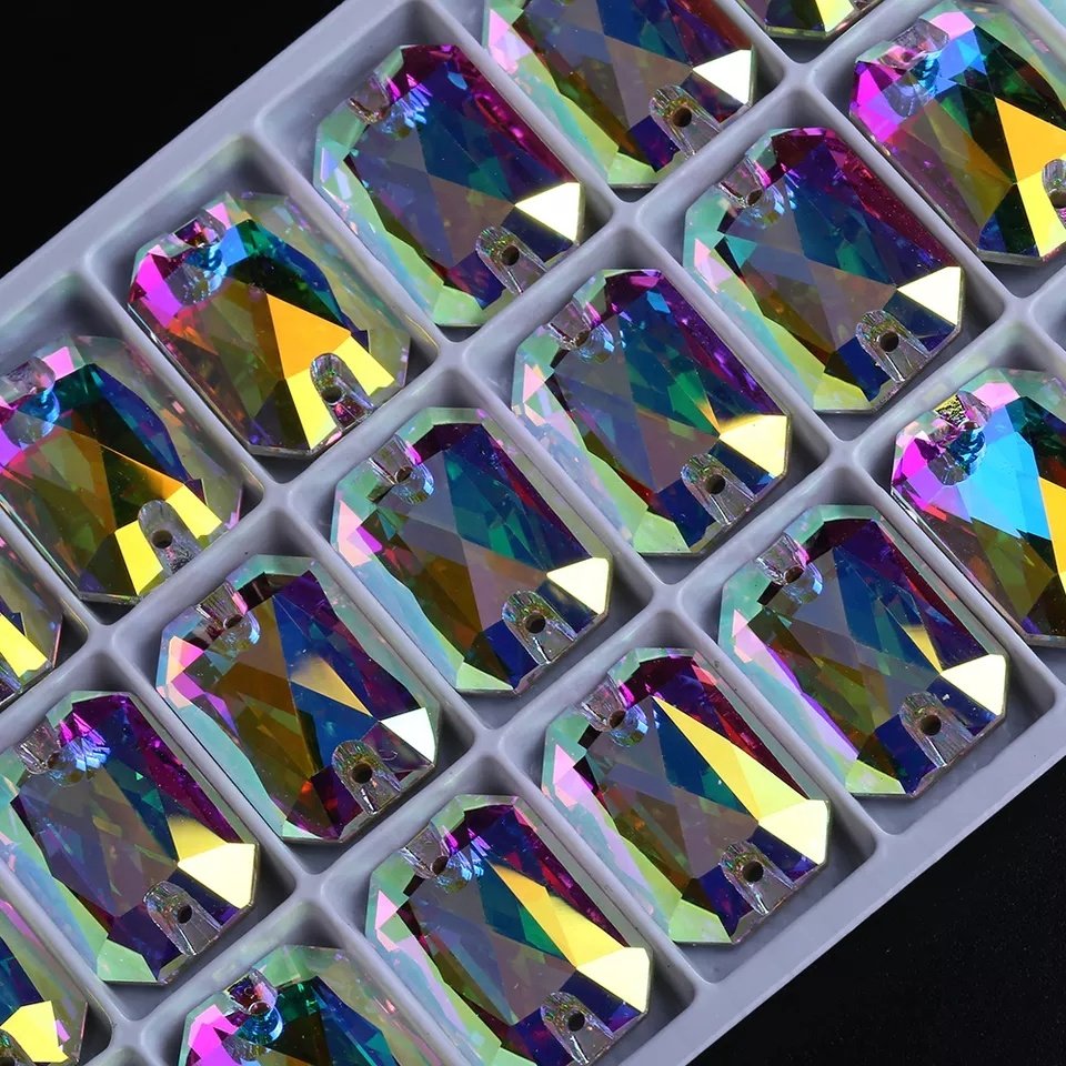 Wholesale Rectangle Rhinestone Sew On Austrian Rhinestone