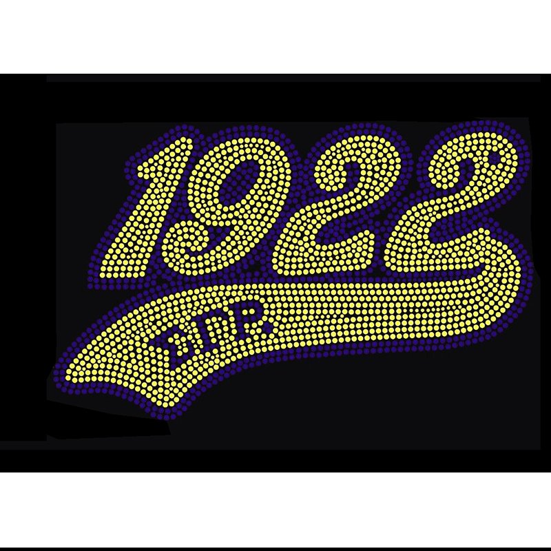 Hot Fix SIGMA GAMMA RHO SORORITY 1922 Soror Design Iron On Custom Rhinestone Transfer 1920 Motif