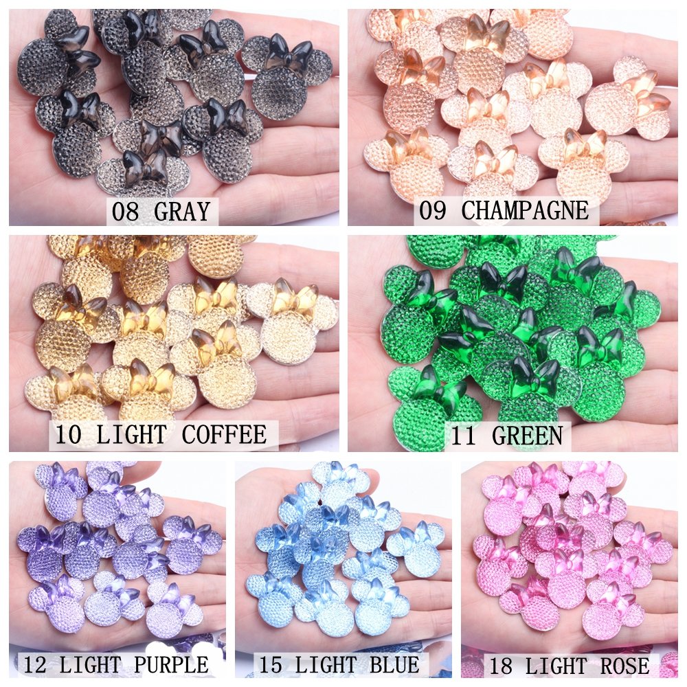 New Style 25x28mm Flatback Glue On Resin Rhinestones DIY Nail Craft Art Garment Beads DIY Clothing Jewelry Decorations