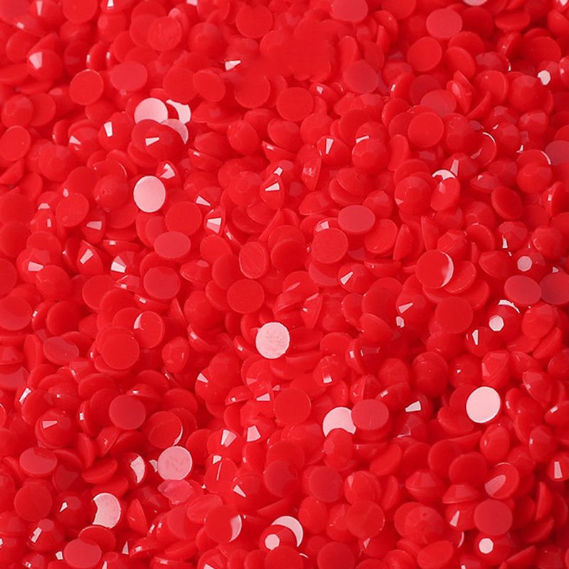 Wholesale Lyco Crystal Resin Acrylic Gem Flat Back Round Solid Colour Rhinestone Nail Art Supplies Garment Diy Accessories