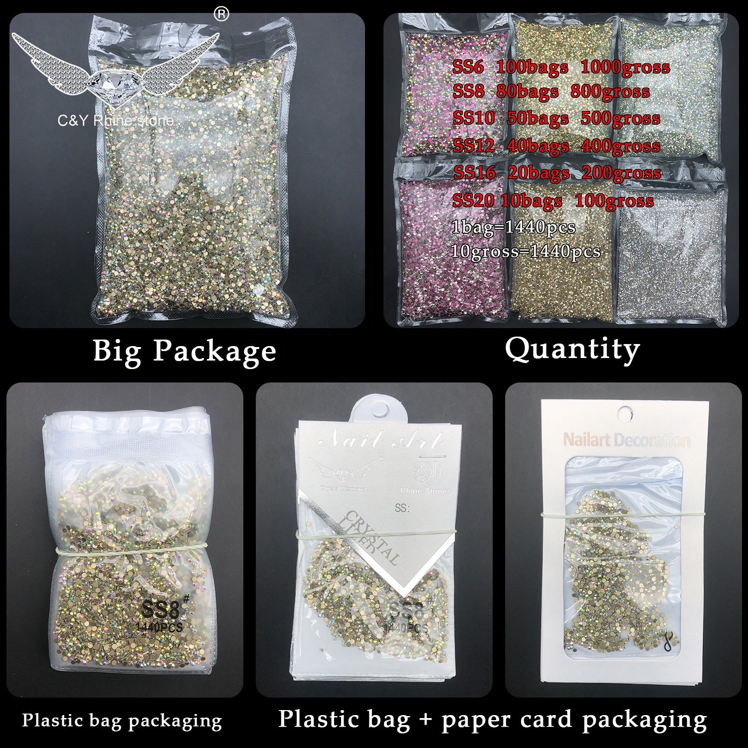CY Labrador Wholesale DIY Charms Loose Glass Non Hotfix Flatback Crystal Rhinestone Designs for Clothes