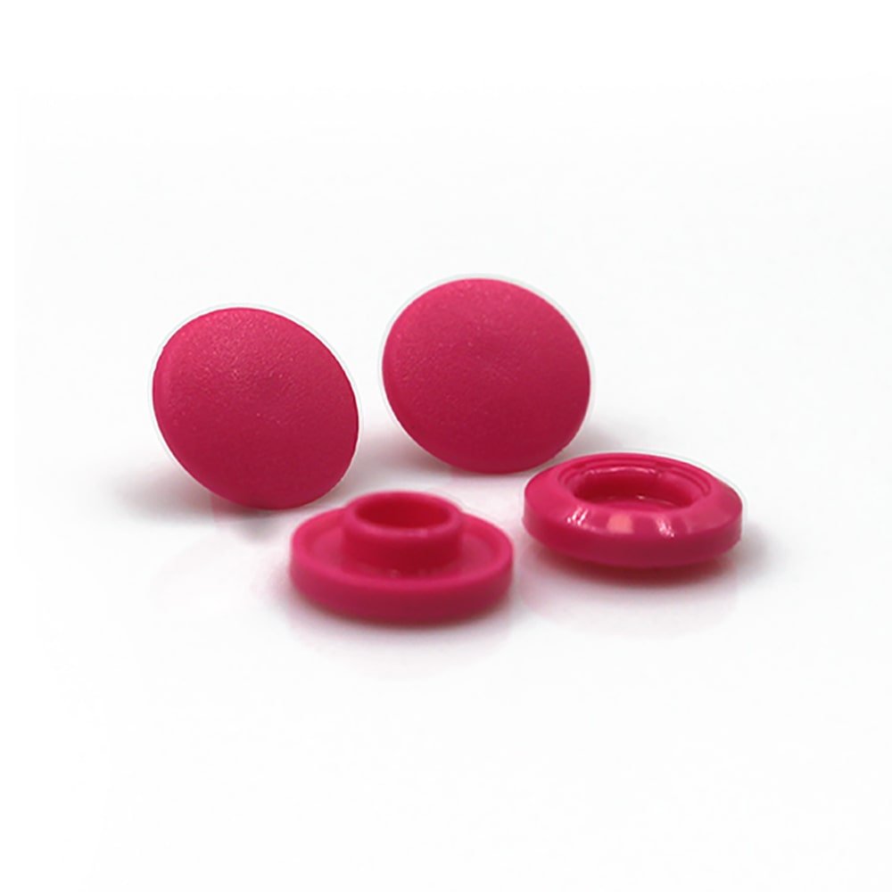Wholesale Private Label DeepPink T90 HX01 New Style POM Fastener Plastic Snap Button With High Quality Custom