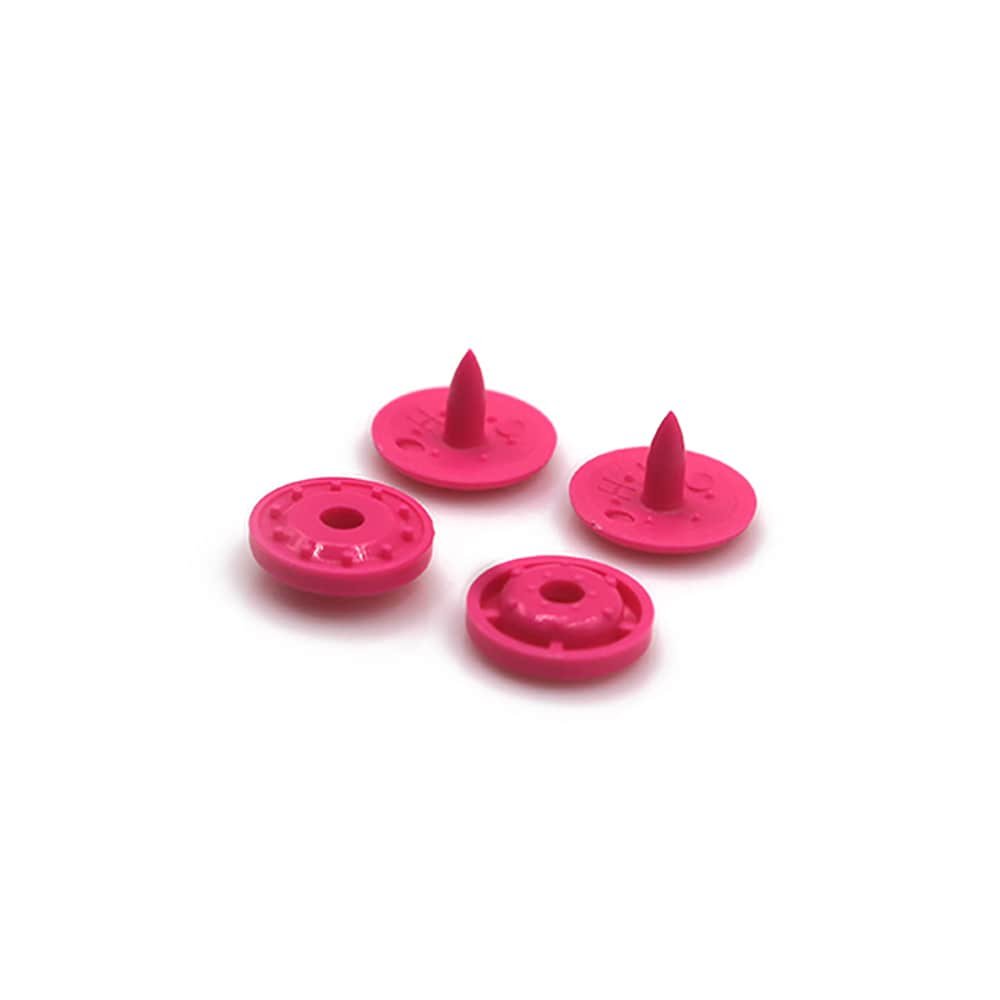 Wholesale Private Label DeepPink T90 HX01 New Style POM Fastener Plastic Snap Button With High Quality Custom