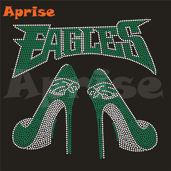 philadelphia rhinestone custom design eagle hot fix rhinestone transfer