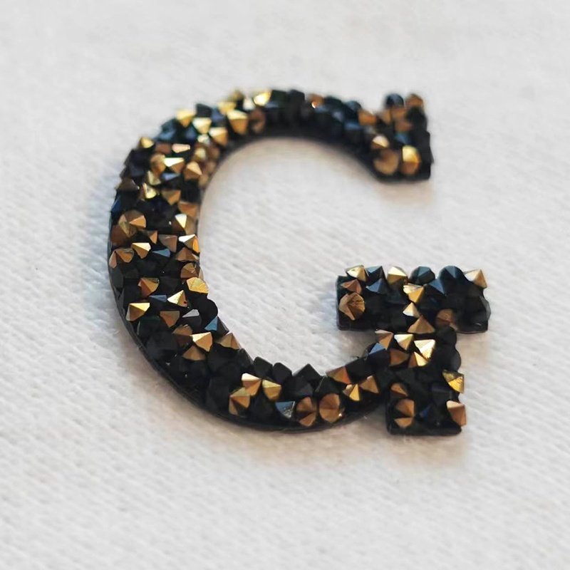 Wholesale custom High quality hot melt adhesive rhinestone label heat transfer printing clothing accessories