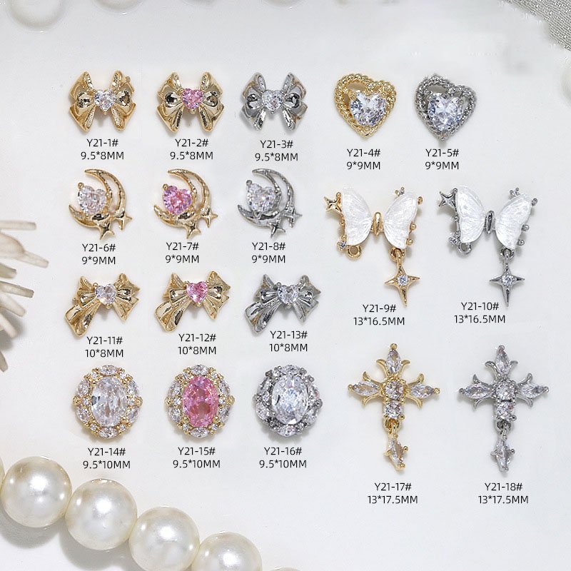 New Arrival 3D Shiny Nail Zircon Rhinestones Luxury Nail Decoration Diamonds Nail Beauty Design Charms for DIY Women Girls
