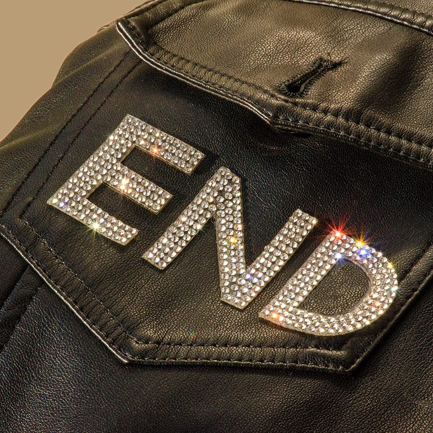 Heat Transfer Rhinestones 3d Bling Brand Logo Spangles Iron On Clothes Hotfix Rhinestones Transfer Patch Printing Label Sticker