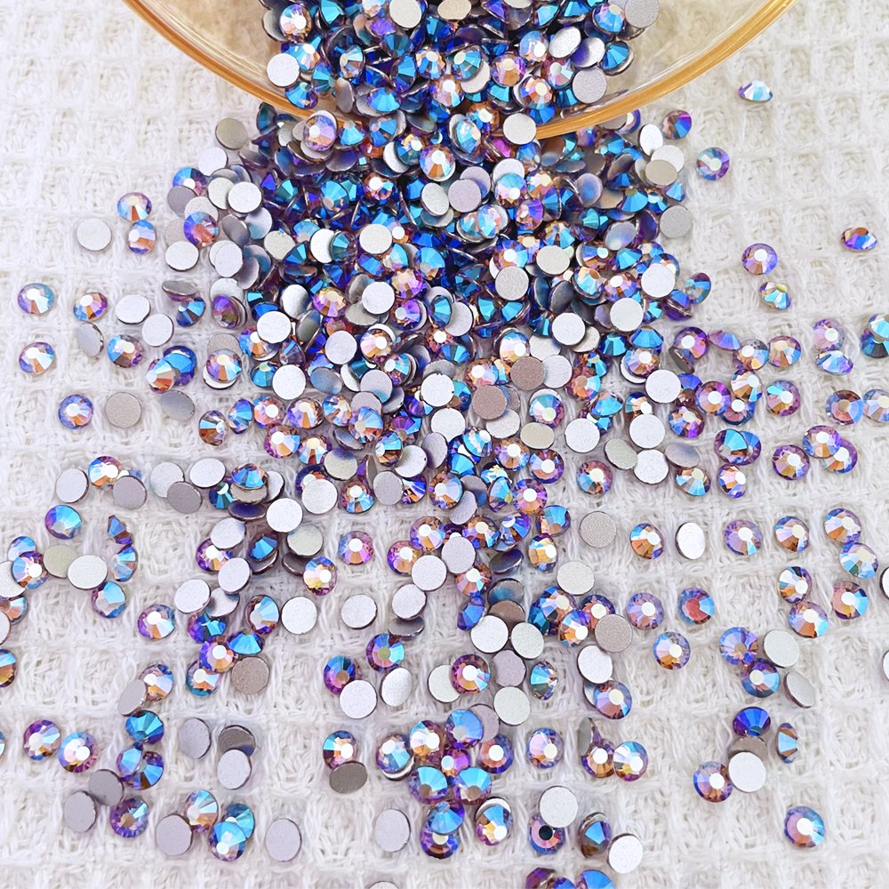 Yantuo ss3-ss30 Lt.Amethyst AB non hot fix rhinestones AB diamonds light purple AB flatback rhinestones For DIY