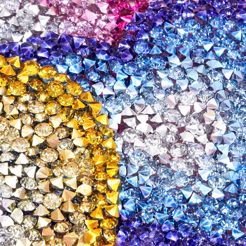 Heart Design Hot Fix Rhinestones Flat Back Bulk Wholesale Iron On Clothing Decorative Heat Transfer Garment Accessories Patch